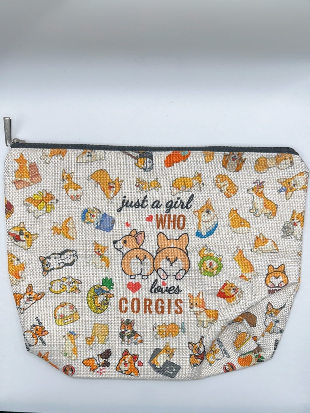 Corgi Cosmetic Bag